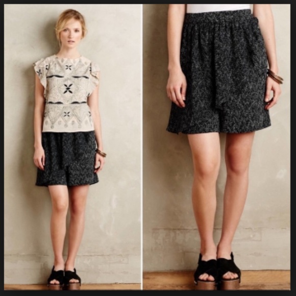 Anthropologie Pants - Corey Lynn Calter Town Square Shorts Skort Black